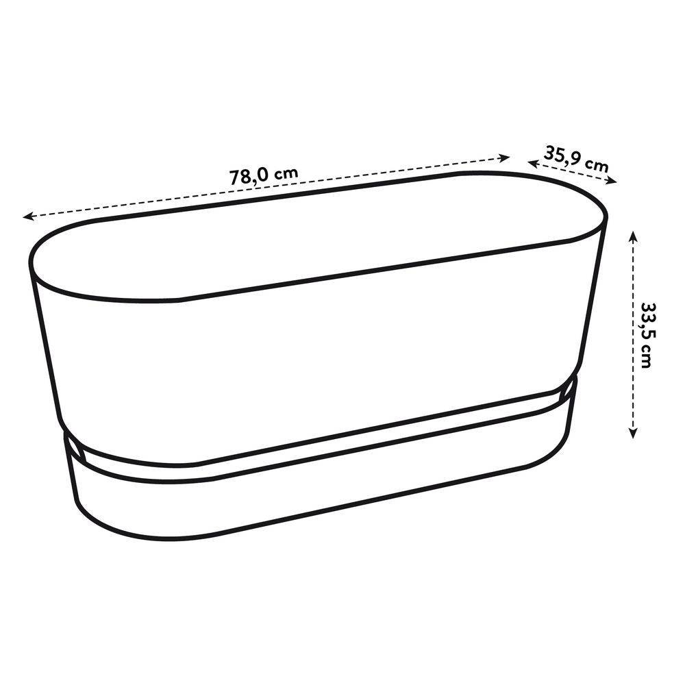 Greenville Terrace Trough 80 Wheels