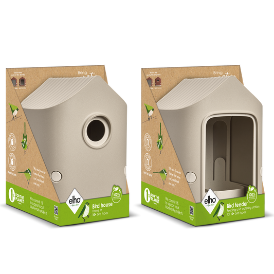 BNDL Cosy Bird House + Feeder