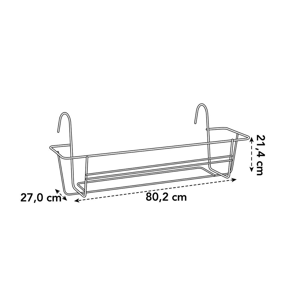 Green Basics Balcony Rack 80