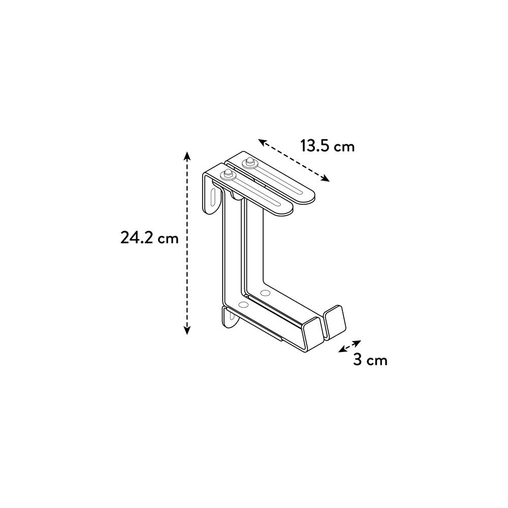 Noa Universal Balcony Hooks Metal